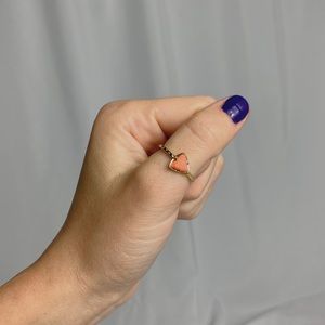 KENDRA SCOTT ANNA RING IN CORAL